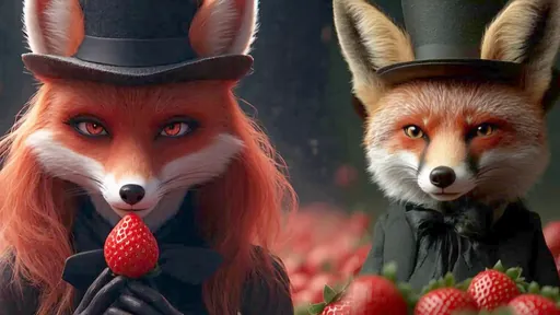 Fox hugging
